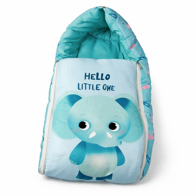 Dhootha™ 3-in-1 Baby Sleeping Bag & Carry Nest for Newborn (0–12 Months) | Portable Cotton Infant Bed Cum Bassinet for Co-Sleeping & Travel | Soft, Foldable, Washable Unisex Bedding Set
