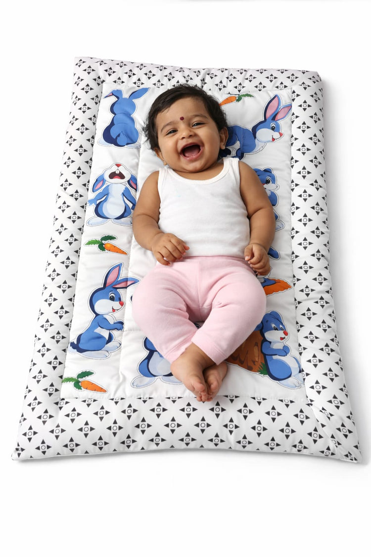 DHOOTHA™ Baby Mattress Pack of 3 for Newborn (0–12 Months) | Soft Cushioned Sleeping Pad Set | Breathable Lightweight Infant Bedding | Comfortable Floor & Crib Support for Boys & Girls