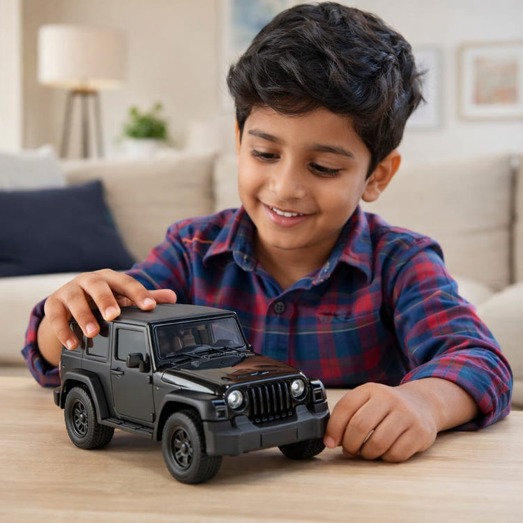 Mini SUV Off Road Die Cast Car Toy for Kids | Pull Back Action Metal Jeep Style Vehicle | Realistic 4x4 Adventure Model | Birthday Gift for Boys & Girls