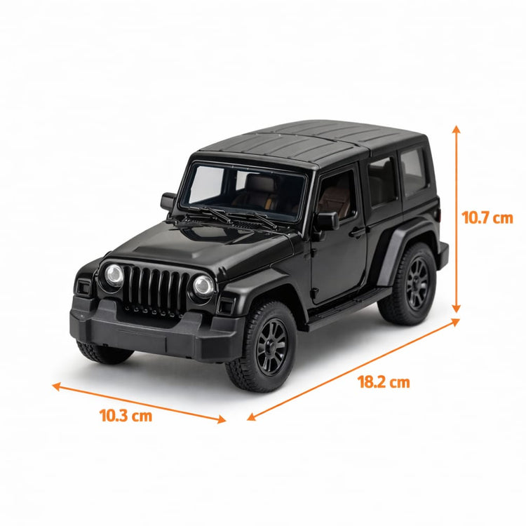 Mini SUV Off Road Die Cast Car Toy for Kids | Pull Back Action Metal Jeep Style Vehicle | Realistic 4x4 Adventure Model | Birthday Gift for Boys & Girls