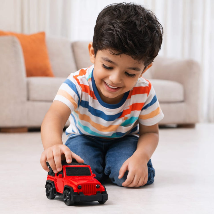 Mini SUV Off Road Die Cast Car Toy for Kids | Pull Back Action Metal Jeep Style Vehicle | Realistic 4x4 Adventure Model | Birthday Gift for Boys & Girls