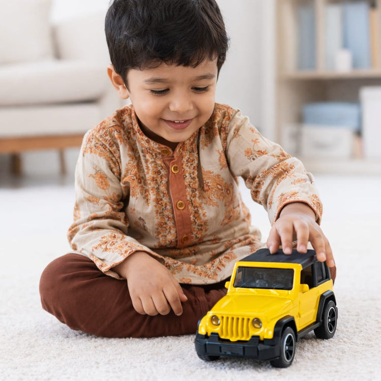 Mini SUV Off Road Die Cast Car Toy for Kids | Pull Back Action Metal Jeep Style Vehicle | Realistic 4x4 Adventure Model | Birthday Gift for Boys & Girls