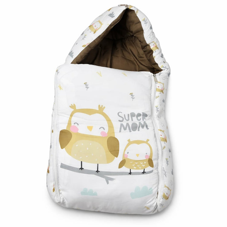 Dhootha™ 3-in-1 Baby Sleeping Bag & Carry Nest for Newborn (0–12 Months) | Portable Cotton Infant Bed Cum Bassinet for Co-Sleeping & Travel | Soft, Foldable, Washable Unisex Bedding Set