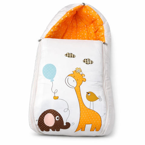 Dhootha™ 3-in-1 Baby Sleeping Bag & Carry Nest for Newborn (0–12 Months) | Portable Cotton Infant Bed Cum Bassinet for Co-Sleeping & Travel | Soft, Foldable, Washable Unisex Bedding Set
