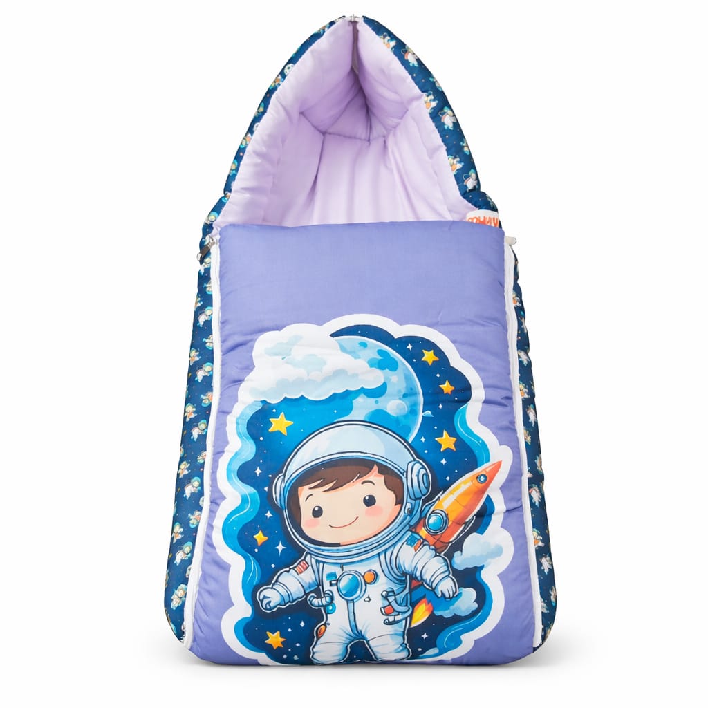 Dhootha™ 3-in-1 Baby Sleeping Bag & Carry Nest for Newborn (0–12 Months) | Portable Cotton Infant Bed Cum Bassinet for Co-Sleeping & Travel | Soft, Foldable, Washable Unisex Bedding Set