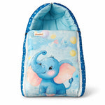 Dhootha™ 3-in-1 Baby Sleeping Bag & Carry Nest for Newborn (0–12 Months) | Portable Cotton Infant Bed Cum Bassinet for Co-Sleeping & Travel | Soft, Foldable, Washable Unisex Bedding Set