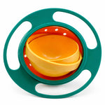 DHOOTHA™ 360 Degree Rotating Baby Bowl | Spill Proof Gyro Feeding Bowl for Toddlers | Anti Spill Snack Holder with Lid | BPA Free Toddler Food Container