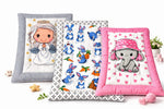 DHOOTHA™ Baby Mattress Pack of 3 for Newborn (0–12 Months) | Soft Cushioned Sleeping Pad Set | Breathable Lightweight Infant Bedding | Comfortable Floor & Crib Support for Boys & Girls