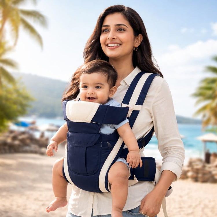 DHOOTHA™ Baby Carrier Belt with Hip Seat Support | Adjustable Waist Baby Carrying Belt for Newborn & Toddlers | Ergonomic Waist Stool with Safety Buckle | Lightweight Travel Friendly Design