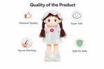 DHOOTHA™ Baby Girl Soft Toy Doll for Kids | Cute Plush Stuffed Doll with Dress | Ultra Soft Huggable Gift for Girls | Birthday & Baby Shower Present