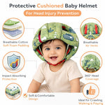 DHOOTHA™ Baby Head Protector Cushion for Toddlers | Soft Safety Backpack Pillow for Crawling & Walking | Adjustable Anti-Fall Protection Pad | Lightweight Head Guard for Infants