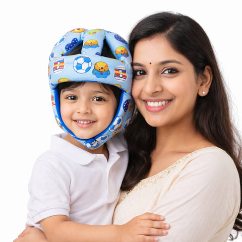 DHOOTHA™ Baby Head Protector Cushion for Toddlers | Soft Safety Backpack Pillow for Crawling & Walking | Adjustable Anti-Fall Protection Pad | Lightweight Head Guard for Infants