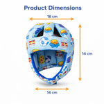 DHOOTHA™ Baby Head Protector Cushion for Toddlers | Soft Safety Backpack Pillow for Crawling & Walking | Adjustable Anti-Fall Protection Pad | Lightweight Head Guard for Infants