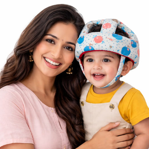 DHOOTHA™ Baby Head Protector Cushion for Toddlers | Soft Safety Backpack Pillow for Crawling & Walking | Adjustable Anti-Fall Protection Pad | Lightweight Head Guard for Infants