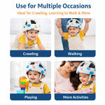 DHOOTHA™ Baby Head Protector Cushion for Toddlers | Soft Safety Backpack Pillow for Crawling & Walking | Adjustable Anti-Fall Protection Pad | Lightweight Head Guard for Infants