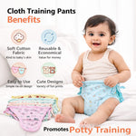 DHOOTHA™ Baby New Born Nappy Pack of 5 (0–3 Months) | Soft Reusable Cotton Langot Style Diaper | Adjustable Tie Closure, Breathable & Absorbent | Comfortable Daily Wear for Infants