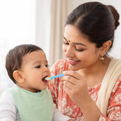 DHOOTHA™ Baby Silicone Spoon Pack of 3 | Soft BPA Free Feeding Spoons for Infants & Toddlers | Gentle Gum-Friendly Tip | Heat Resistant, Easy Grip Training Utensil for First Stage Self Feeding