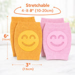 DHOOTHA™ Baby Knee Pad Pair for Crawling Infants | Soft Anti Slip Knee Protector for Toddlers | Stretchable Breathable Safety Guard | Comfortable Leg Support for Boys & Girls
