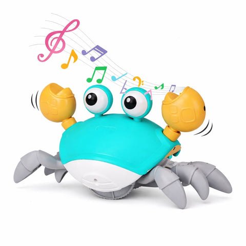 Musical Crawling Crab Toy for Kids with Lights & Sound | Dancing Baby Toy with Music | Interactive Toddler Toy | Educational & Fun Gift for Boys & Girls