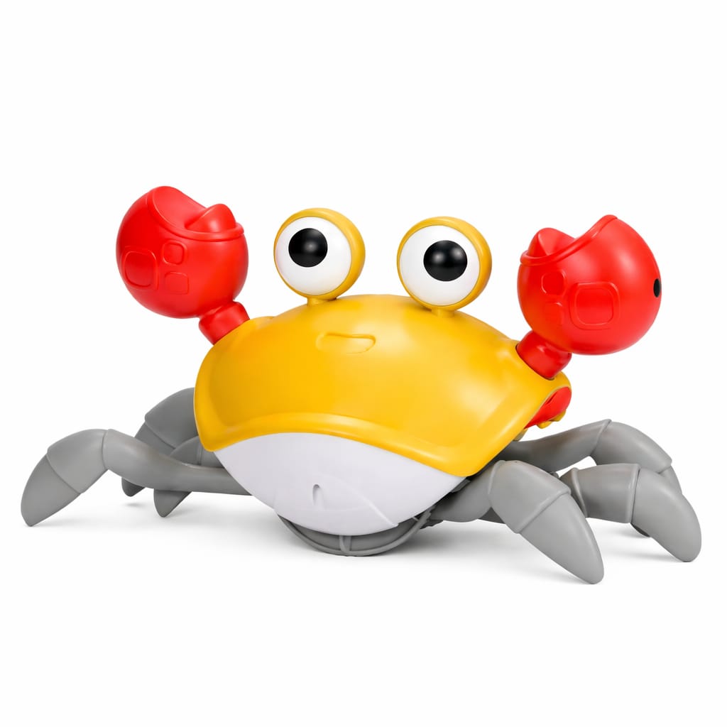 Musical Crawling Crab Toy for Kids with Lights & Sound | Dancing Baby Toy with Music | Interactive Toddler Toy | Educational & Fun Gift for Boys & Girls