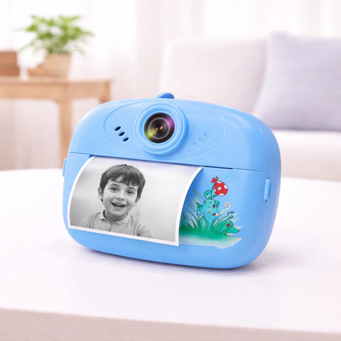 DHOOTHA™ DIY Instant Digital Camera for Kids | Rechargeable HD Photo & Video Camera with Print Feature | Creative Learning Toy Gift for Boys & Girls | Fun Photography Kit