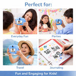 DHOOTHA™ DIY Instant Digital Camera for Kids | Rechargeable HD Photo & Video Camera with Print Feature | Creative Learning Toy Gift for Boys & Girls | Fun Photography Kit