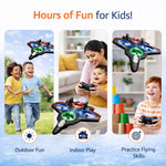 Remote Control Aeroplane for Kids | Rechargeable RC Airplane Toy with 2.4GHz Controller | Outdoor Flying Glider Plane | Birthday Gift for Boys & Girls
