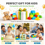 DHOOTHA™ 120 Pcs Mega Building Blocks Set for Kids | Jumbo Construction Bricks for Toddlers | Early Learning Stacking Toy | Creative Educational Gift for Boys & Girls