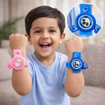 DHOOTHA™ Kids Mosquito Repellent LED Watch | Rechargeable Anti Mosquito Wrist Band for Children | Chemical Free Outdoor Protection Device | Adjustable Silicone Strap with Digital Display
