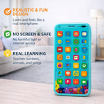 Kids Learning Educational Smartphone Toy with 28 Functions | Interactive Baby Phone with Music, ABC, Numbers & Games | Screen-Free Learning Toy for Toddlers (2+ Years)