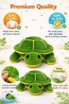 DHOOTHA™ Tortoise Soft Toy for Kids | Cute Turtle Plush Stuffed Animal Doll | Ultra Soft Huggable Gift for Boys & Girls | Birthday & Nursery Decor Present
